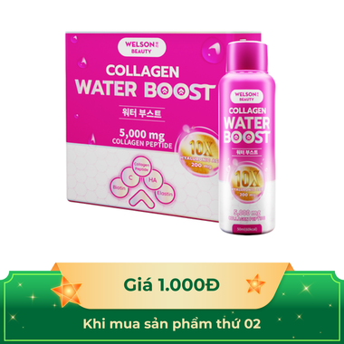 Nước uống Collagen Welson Beauty 10x water boost (6 chai)