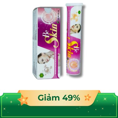 Viên Sủi Vitamin Đẹp Da Be Skin ( Tuýp 20 Viên)