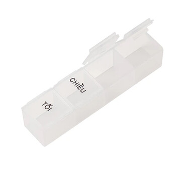 Hộp đựng thuốc nhỏ gọn, tiện dụng (1 cái)