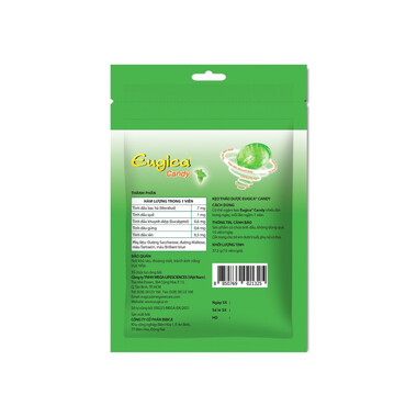 Kẹo ngậm thảo dược Eugica Candy giảm ho, đau họng gói 15 viên