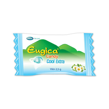 KẸO THẢO DƯỢC EUGICA COOL EXTRA (TÚI 15 VIÊN)