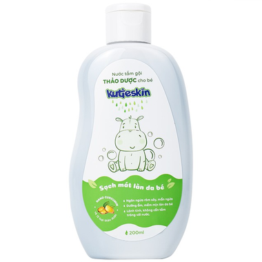 Nước tắm gội Thảo Dược cho bé KutieskinNước tắm gội Thảo Dược cho bé Kutieskin