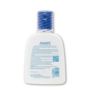 Sữa rửa mặt Aquaphil làm sạch dịu nhẹ, an toàn làn da nhạy cảm 125ml