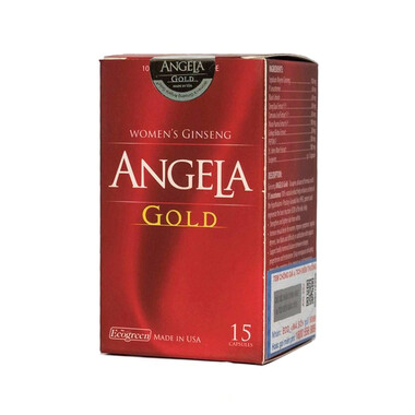 Thực phẩm bảo vệ sức khoẻ Angela Gold Hỗ Trợ Tăng Cường Sinh Lý Nữ - Hộp 15 viên