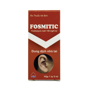 Thuốc Fosmitic 5ml Điều Trị Viêm Tai Ngoài, Viêm Tai Giữa, Viêm Màng Nhĩ