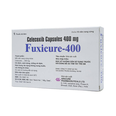 Thuốc Fuxicure-400mg điều trị thoái hóa khớp (3 vỉ x 10 viên)