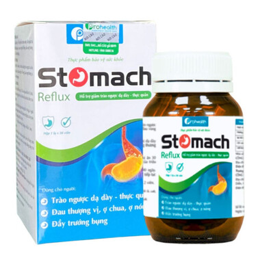 Viên uống Stomach Reflux hỗ trợ giảm trào ngược dạ dày thực quản (30 viên)