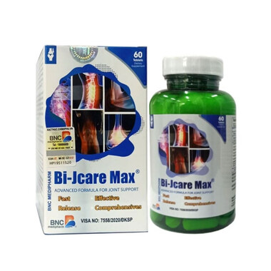 Bi-Jcare Max Hỗ trợ giảm nguy cơ thoái hóa khớp 60 viên