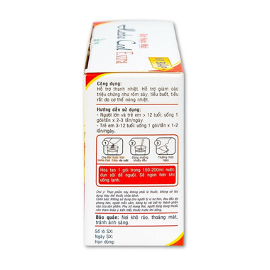 Bột nước mát Herbal Cool Extra thanh nhiệt, mát gan, lợi tiểu (10 gói)
