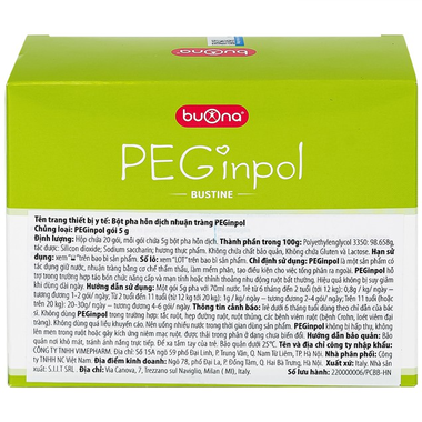 ột pha hỗn dịch nhuận tràng PEGinpol 5g Buona