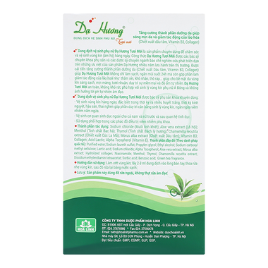 Dung dịch vệ sinh phụ nữ Dạ Hương trà xanh