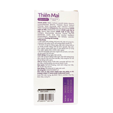Dung dịch vệ sinh phụ nữ Thiên Mai Lavender Nhất Nhất