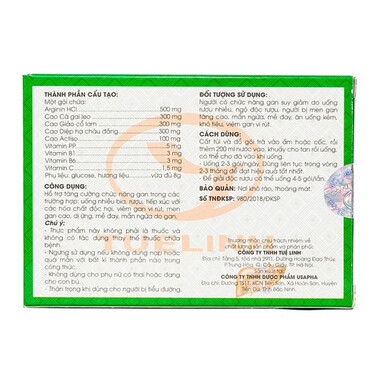 Trà túi lọc Giải Độc Gan Tuệ Linh hỗ trợ tăng cường chức năng gan (8g x 5 gói)