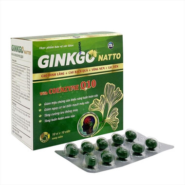 Ginkgo Natto Phúc Vinh (Hộp 100 viên)