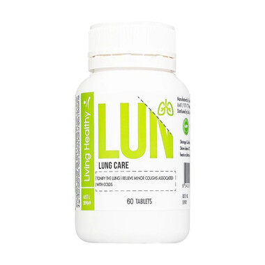 Viên uống Living Healthy Lung Care bổ phế, giảm ho (Hộp 90 viên)