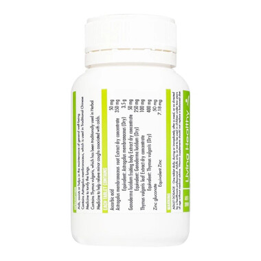 Viên uống Living Healthy Lung Care bổ phế, giảm ho (Hộp 90 viên)