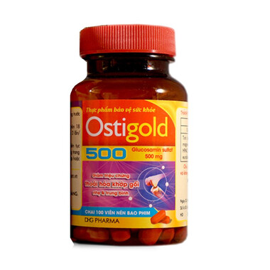 Viên nén Ostigold 500 DHG bổ khớp bổ sung chất nhầy dịch khớp, hỗ trợ làm trơn khớp (100 viên)