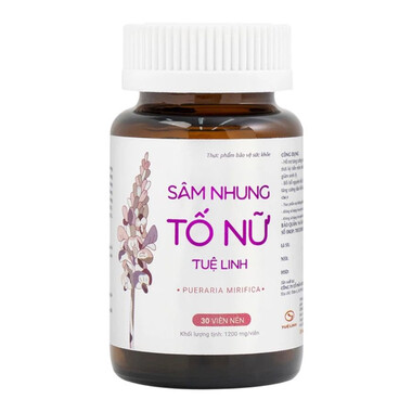 Viên nén Sâm Nhung Tố Nữ Tuệ Linh hỗ trợ tăng cường nội tiết tố nữ (Hộp 30 viên)
