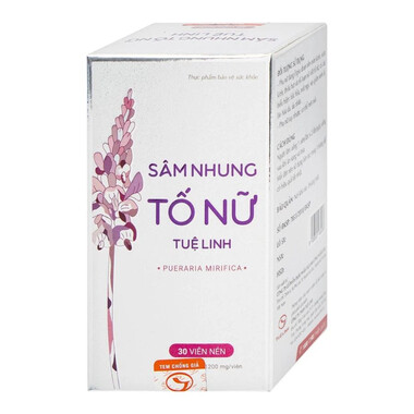 Viên nén Sâm Nhung Tố Nữ Tuệ Linh hỗ trợ tăng cường nội tiết tố nữ (Hộp 30 viên)
