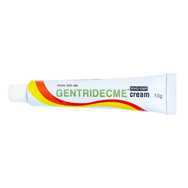 Thuốc bôi da Gentridecme Cream điều trị nhiễm trùng da, nấm da (10g)