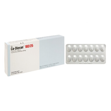 Thuốc Codiovan 160mg/25mg Novartis điều trị tăng huyết áp (2 vỉ x 14 viên)
