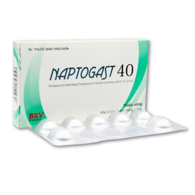 Thuốc NAPTOGAST 40 trị trào ngược dạ dày, thực quản (30 viên)