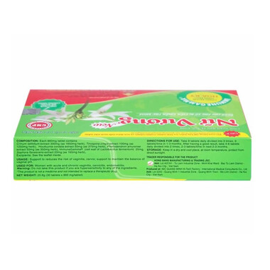 Viên nén Nữ Vương Vinh Gia hỗ trợ làm giảm nguy cơ viêm âm đạo, cổ tử cung (30 viên)