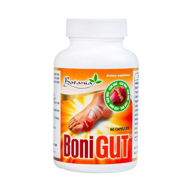 Viên uống BoniGut Botania giảm nồng độ acid uric trong máu, hỗ trợ điều trị bệnh gout (60 viên)