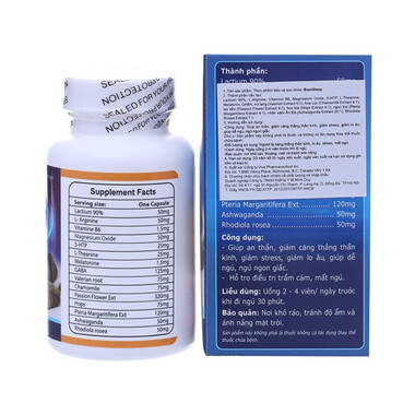 Viên uống Bonisleep Botania giúp an thần, giảm căng thẳng thần kinh (30 viên)