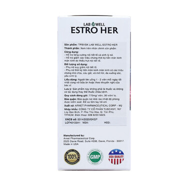Viên uống Estro Her tăng cường sinh lý nữ (30 viên)