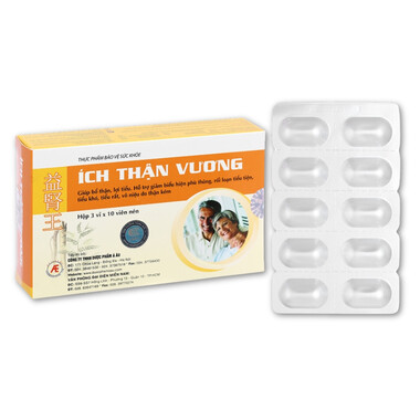 Viên uống Ích Thận Vương Á Âu bổ thận, lợi tiểu (30 viên)