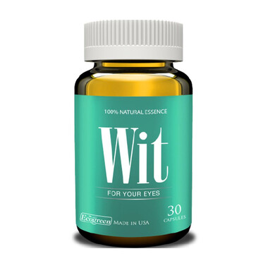 Viên nang WIT For Your Eyes Ecogreen tăng cường thị lực, giảm mờ và nhòe mắt (15 viên)