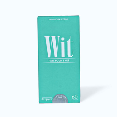 Viên nang WIT For Your Eyes Ecogreen tăng cường thị lực, giảm mờ và nhòe mắt (15 viên)