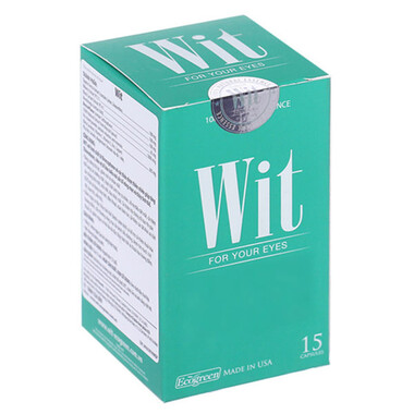 Viên nang WIT For Your Eyes Ecogreen tăng cường thị lực, giảm mờ và nhòe mắt (15 viên)