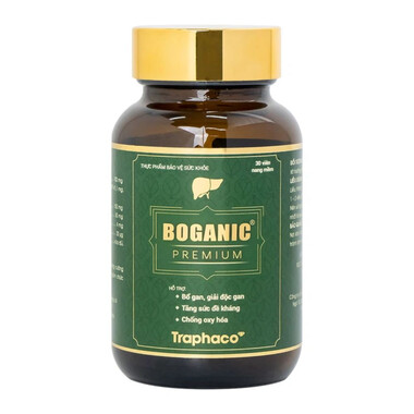 Viên uống Boganic Premium Traphaco hỗ trợ bảo vệ và tăng cường chức năng gan (30 viên)