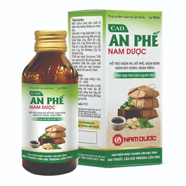 Cao lỏng An Phế Nam Dược hỗ trợ giảm ho (Hộp 110ml)