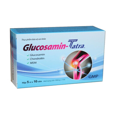 Thực phẩm bảo vệ sức khoẻ Glucosamin-Tatra (5 vỉ x 10 viên)