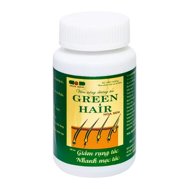 Viên uống Green Hair Hoa Sen bổ huyết, bổ sung dưỡng chất nuôi dưỡng tóc (60 viên)