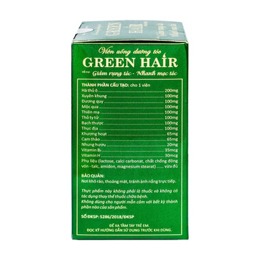 Viên uống Green Hair Hoa Sen bổ huyết, bổ sung dưỡng chất nuôi dưỡng tóc (60 viên)