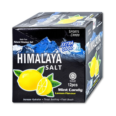 Kẹo chanh muối Himalaya vị bạc hà bổ sung dinh dưỡng, năng lượng và các Vitamin C (12 gói x 15g)