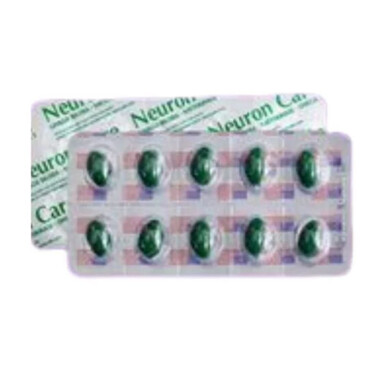 Viên uống Neuron Care hỗ trợ tăng cường tuần hoàn não, phục hồi di chứng sau tai biến (Hộp 60 viên)