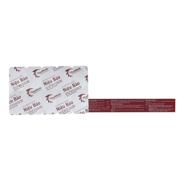 Viên uống Niệu Bảo tăng cường giải độc, lợi tiểu (2 vỉ x 10 viên)