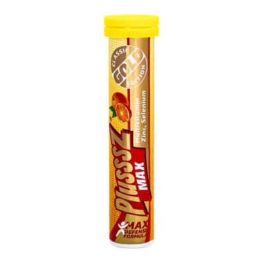 Viên sủi Plusssz Max vị cam bổ sung vitamin và khoáng chất cho cơ thể (20 viên)
