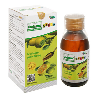 Siro Codatux hỗ trợ giảm ho, đau rát họng (Chai 100ml)