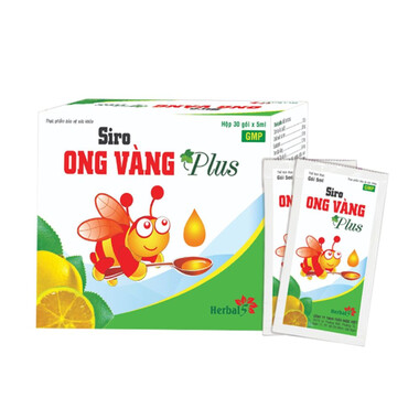 Thực phẩm bảo vệ sức khoẻ Siro Ong Vàng Plus (Hộp 30 gói)