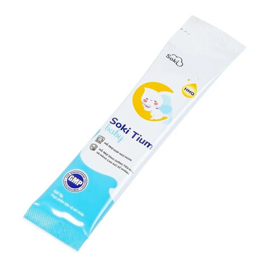 Bột hòa tan Soki Tium Baby hỗ trợ giúp ngủ ngon, tăng cường tiêu hóa (12 gói x 3g)