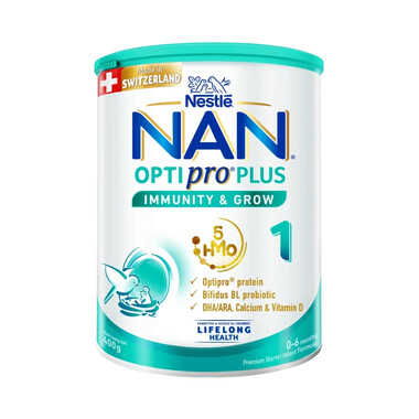 Sữa bột Nan Optipro Plus 1 tăng cường sức đề kháng, dễ tiêu hóa cho trẻ từ 0 - 6 tháng (400g)
