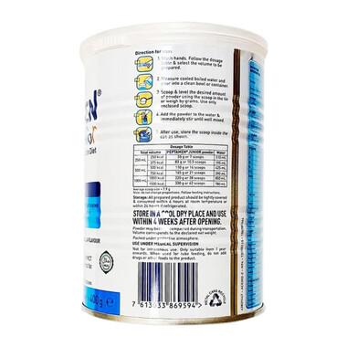 Sữa Peptamen Junior Nestlé bổ sung dinh dưỡng chuyên biệt cho bệnh nhi suy yếu trên 1 tuổi (400g)