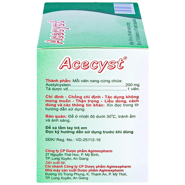 Thuốc Acecyst 200mg