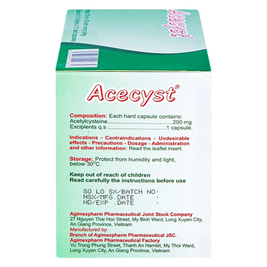 Thuốc Acecyst 200mg